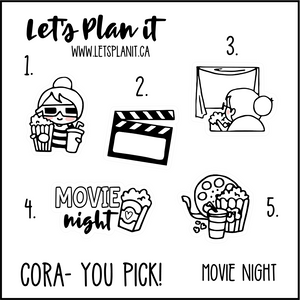 Cora-u-pick- Movie Night