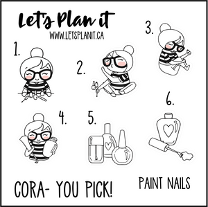Cora-u-pick- Paint Nails/ Mani Pedi