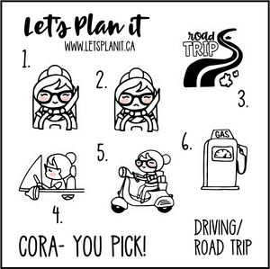 Cora-u-pick- Road Trip/ Driving
