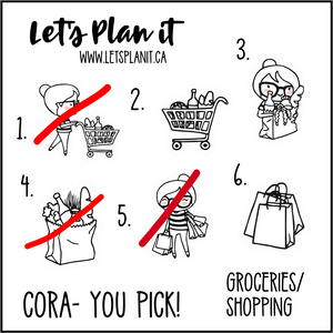 Cora-u-pick- Shopping/ Groceries