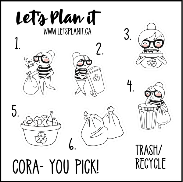 Cora-u-pick- Trash/ Recycling