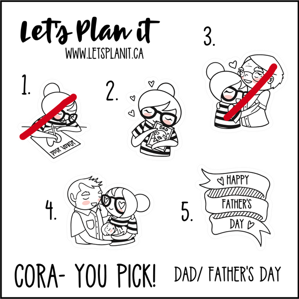 Cora-u-pick- Dad / father's day