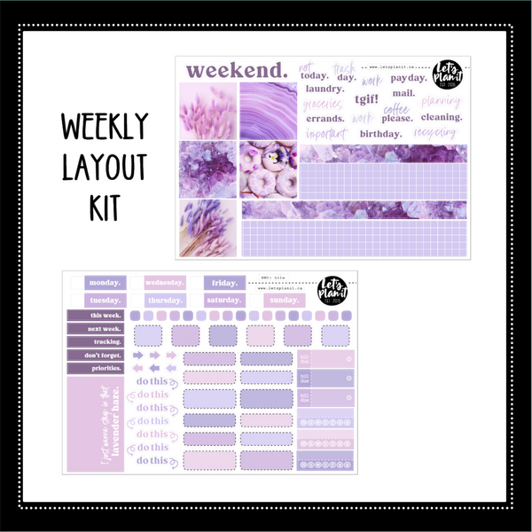 LILA COLLECTION | Weekly Kits
