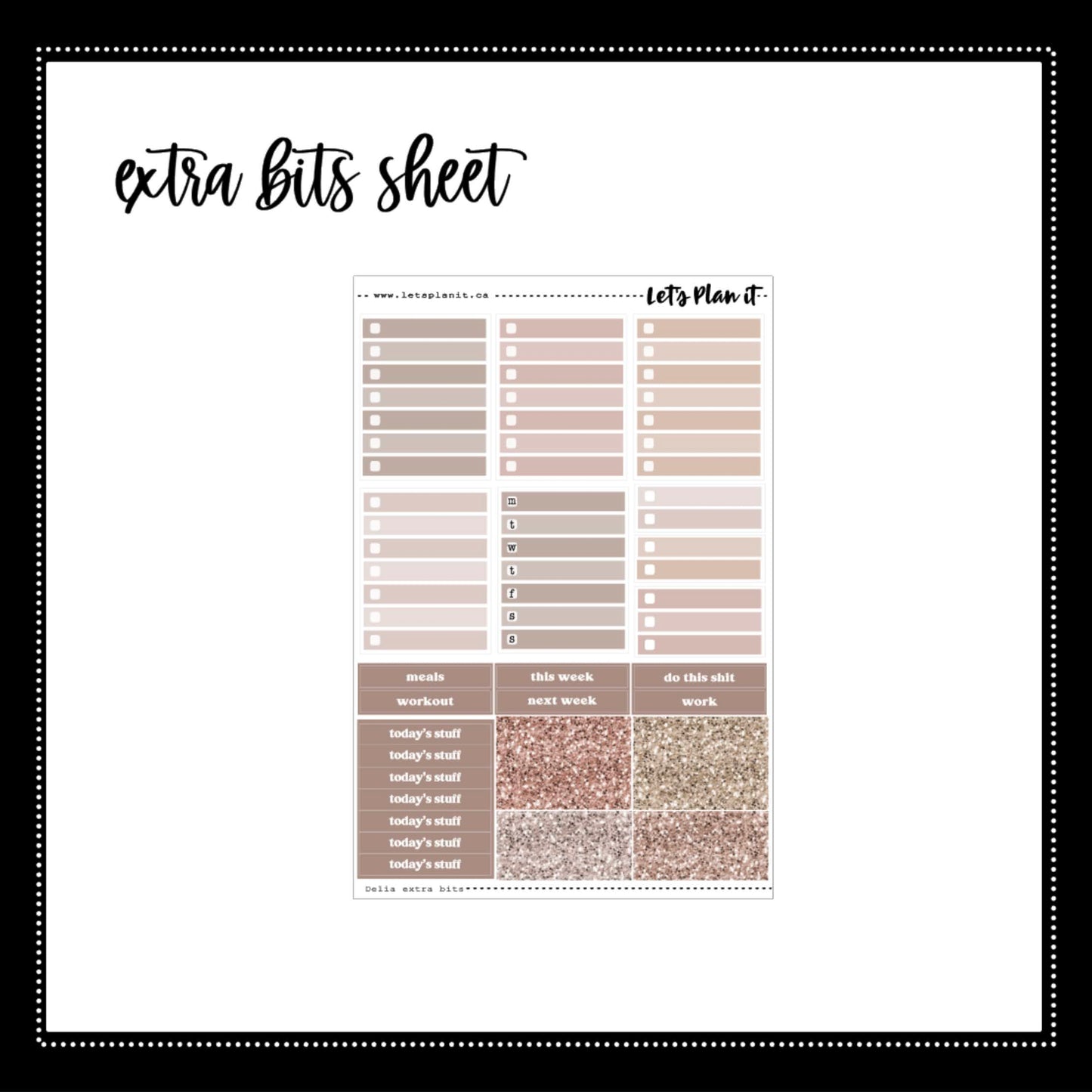 -- DELIA COLLECTION | Weekly Kits