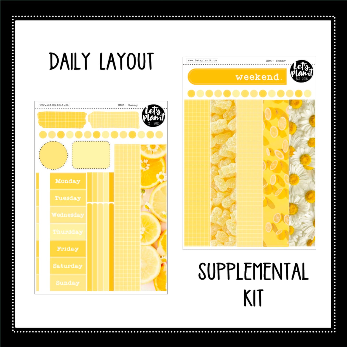 -- SUNNY COLLECTION | Weekly Kits