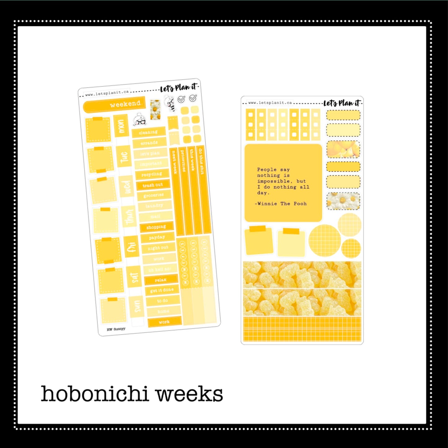 -- SUNNY COLLECTION | Weekly Kits