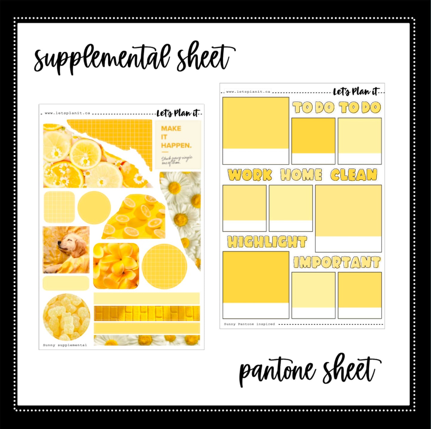 -- SUNNY COLLECTION | Weekly Kits