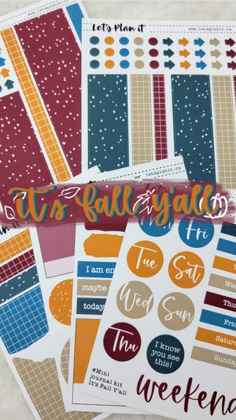 Mini Journaling Kit  | It's Fall Y'all