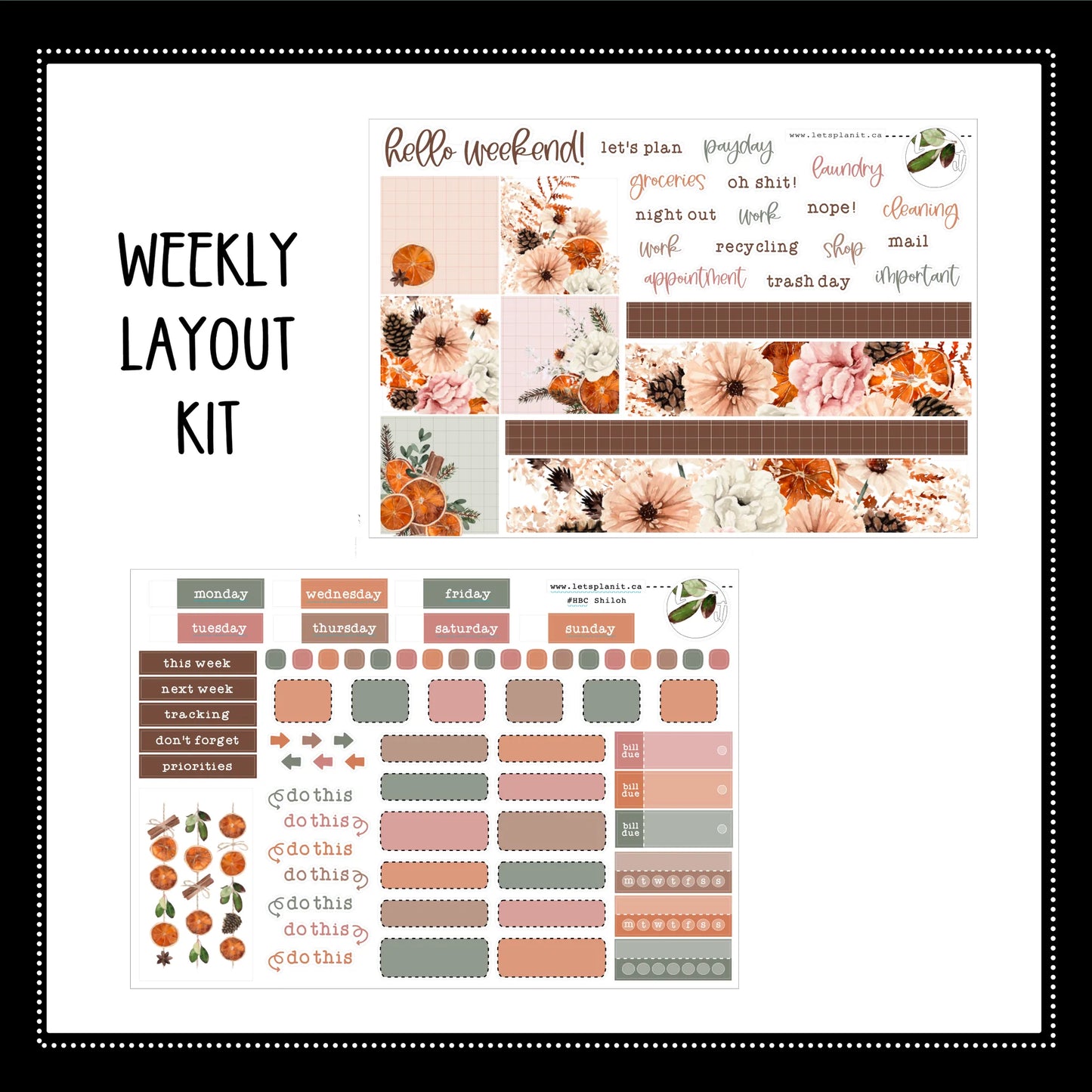 -- SHILOH COLLECTION | Weekly Kits