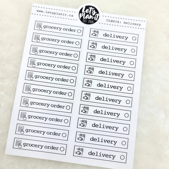 Cleaning & Chore Labels | 2 sizes | 26 options