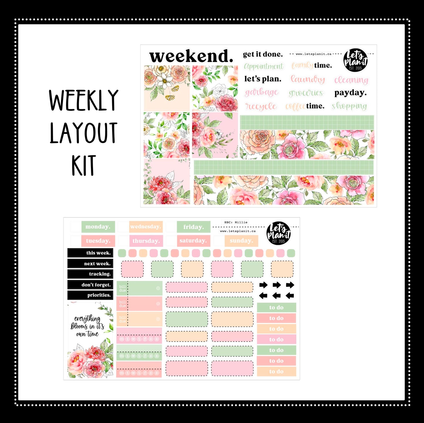 -- MILLIE COLLECTION | Weekly Kits