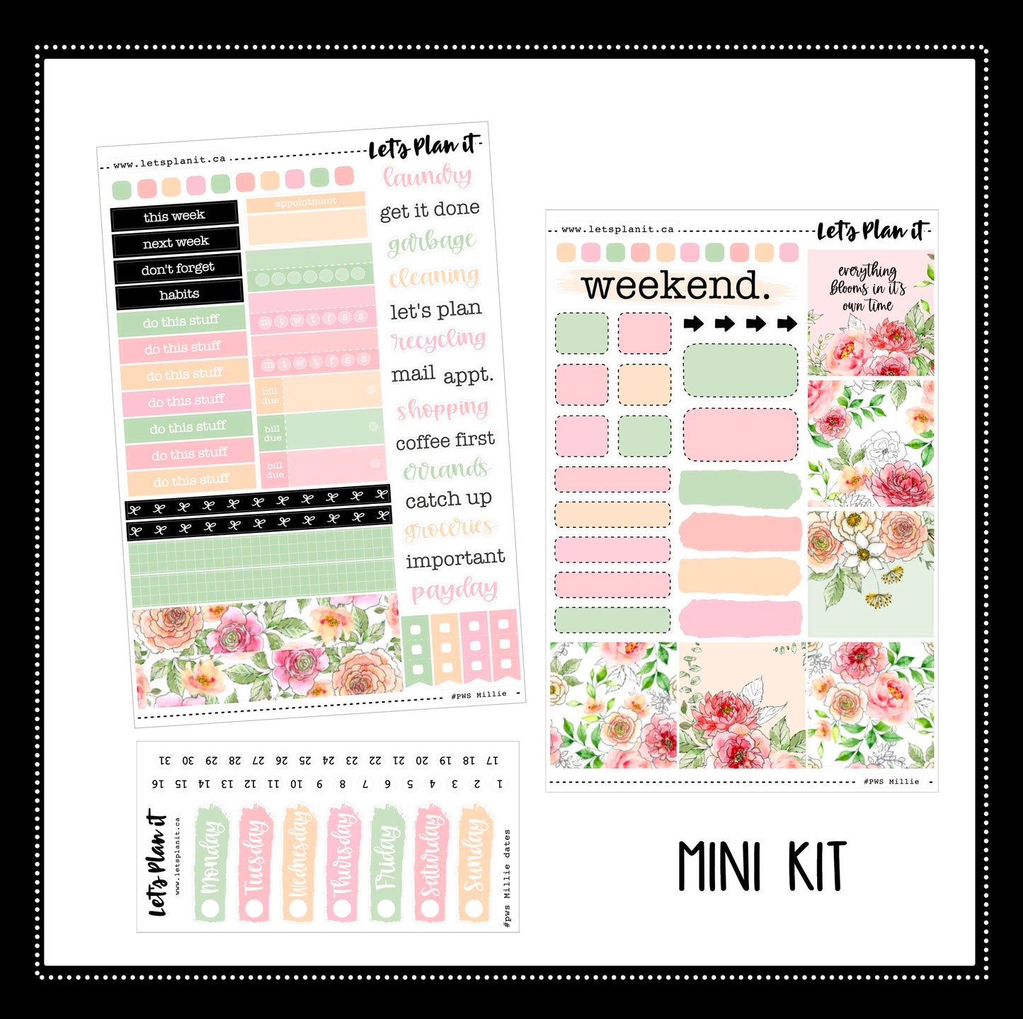 -- MILLIE COLLECTION | Weekly Kits