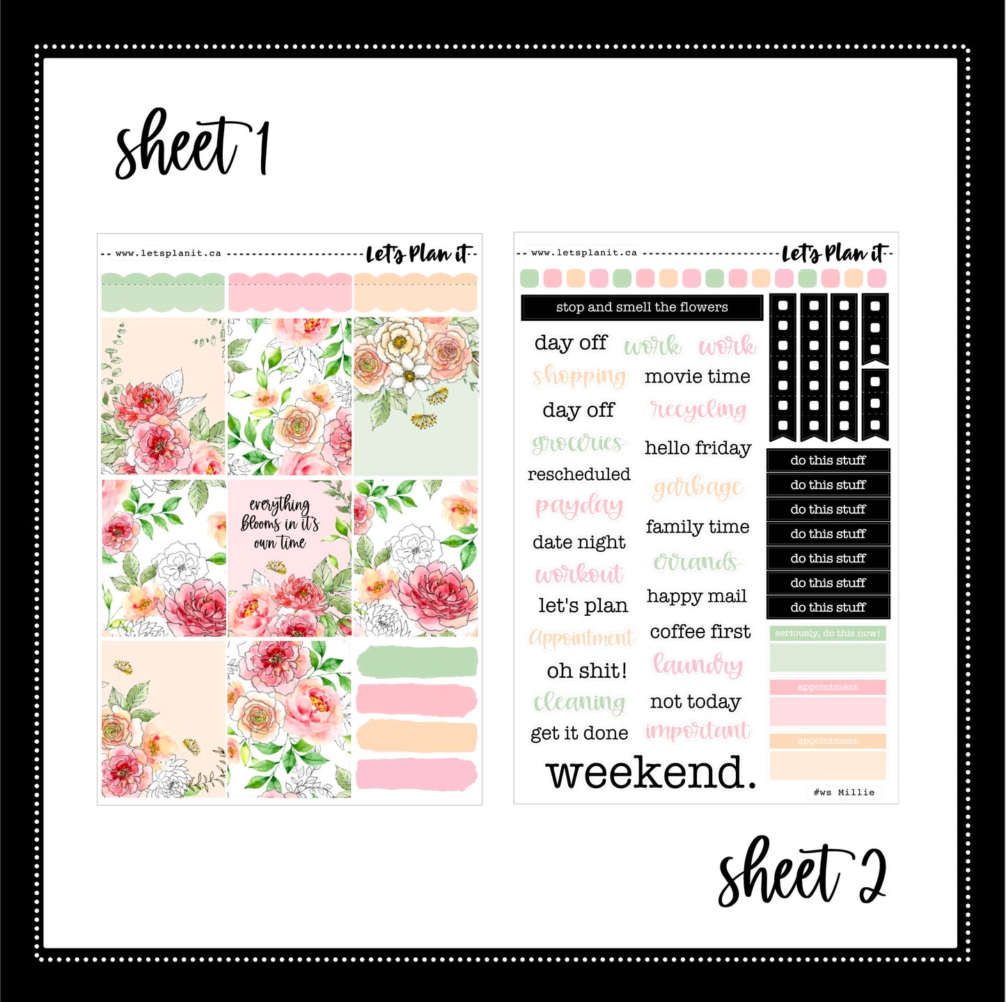 -- MILLIE COLLECTION | Weekly Kits