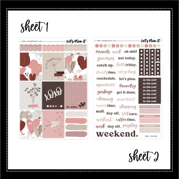 JULIET COLLECTION | Weekly Kits