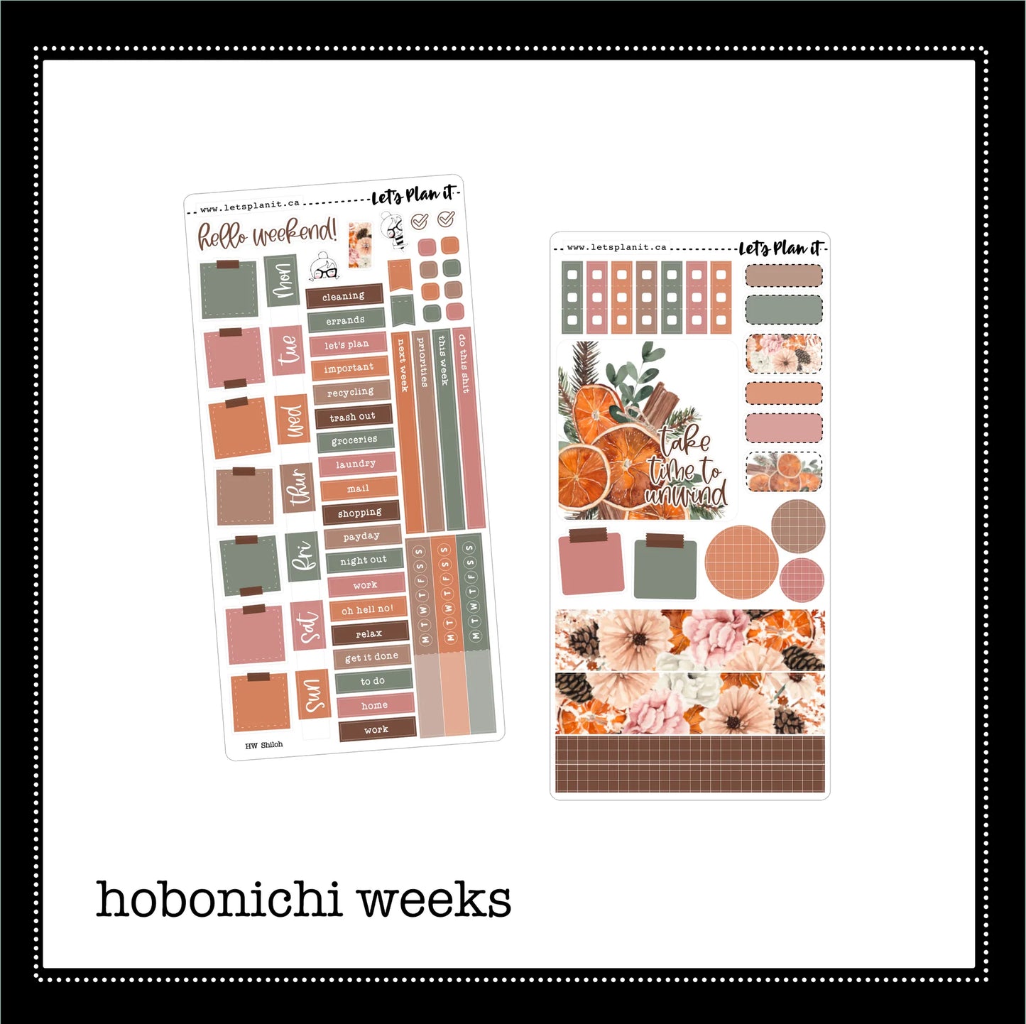 -- SHILOH COLLECTION | Weekly Kits